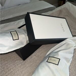 Gucci Monochrome Box with Logo Dust Bags